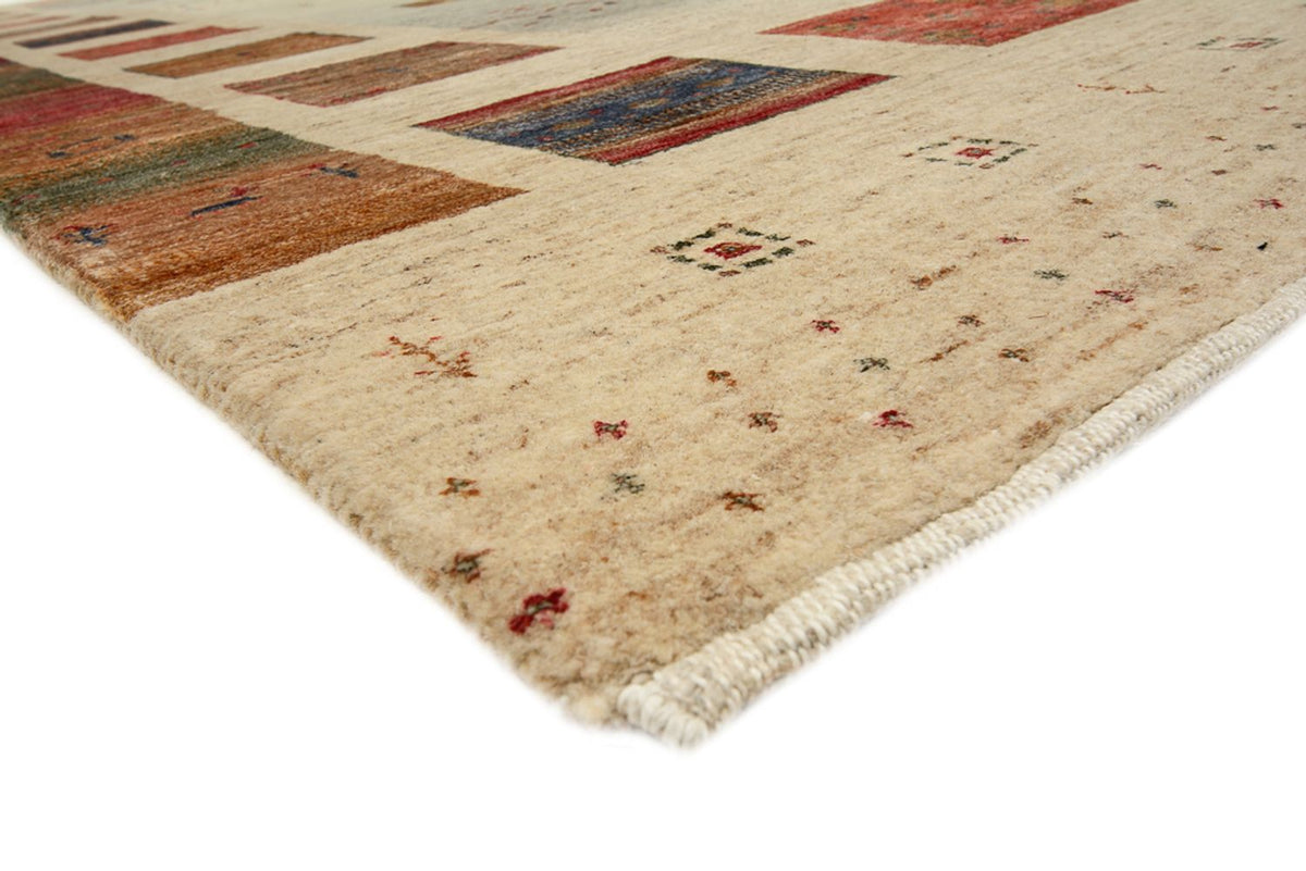 Gabbeh-tæppe - Loribaft Indus - 306 x 205 cm - lys beige
