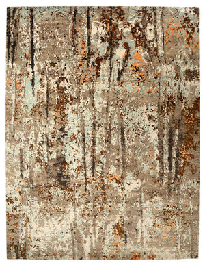 Designer tæppe - 361 x 277 cm - flerfarvet