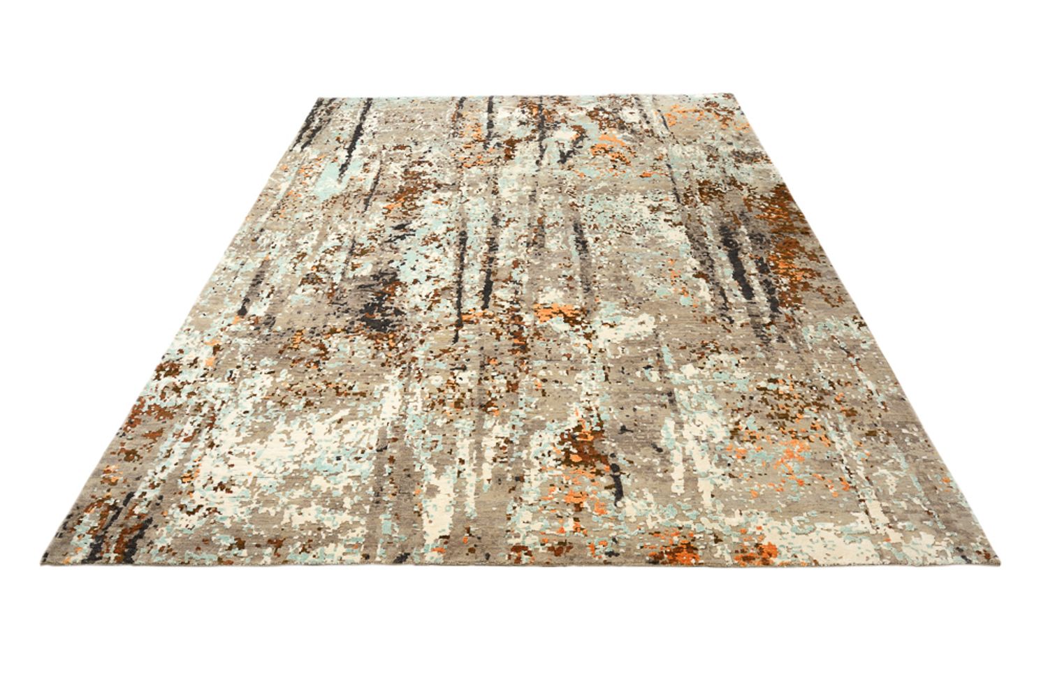 Designer tæppe - 361 x 277 cm - flerfarvet