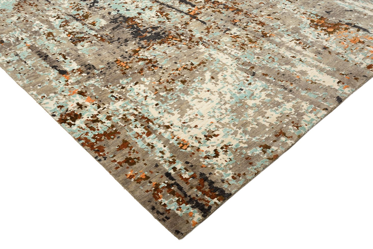 Designer tæppe - 361 x 277 cm - flerfarvet