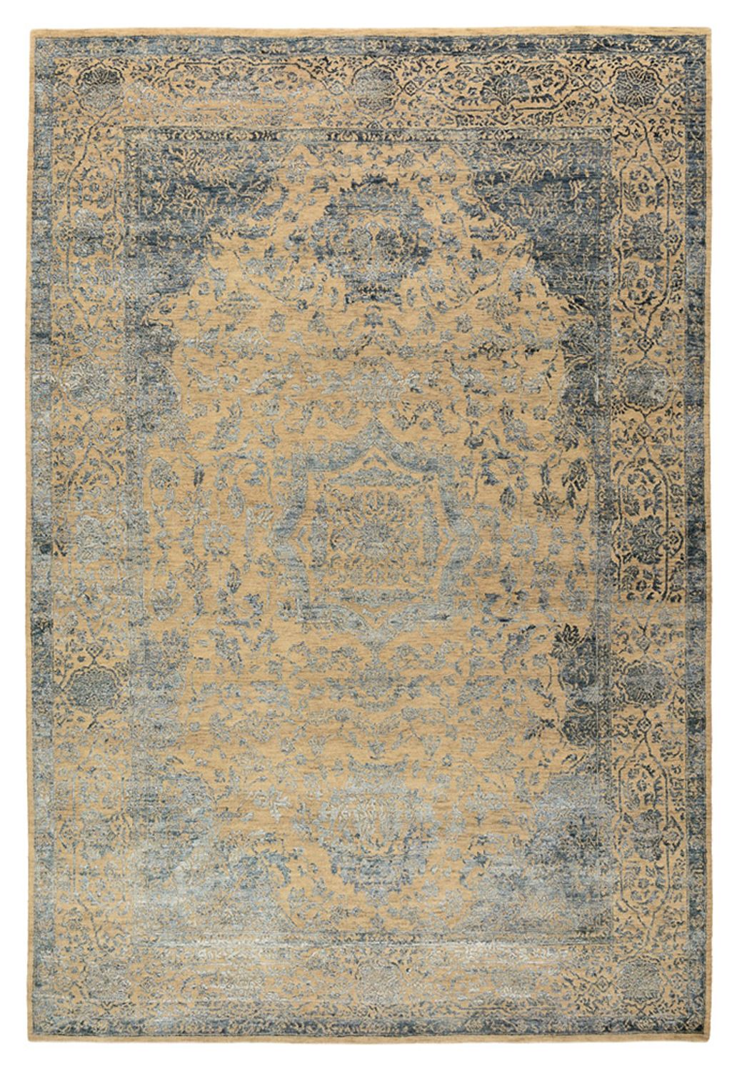 Designer tæppe - 301 x 202 cm - mørk beige