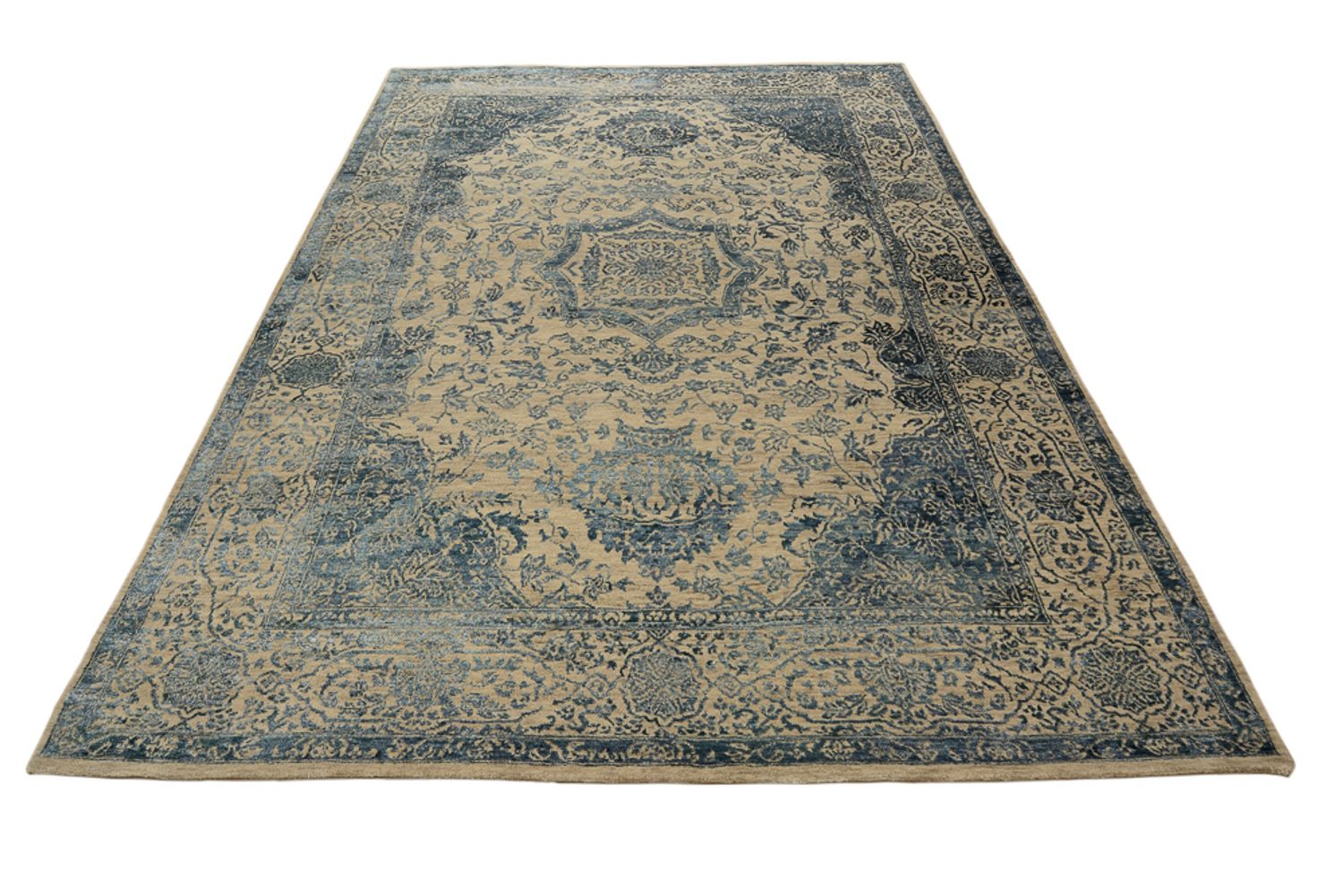 Designer tæppe - 301 x 202 cm - mørk beige