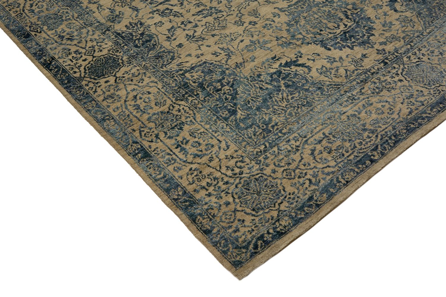 Designer tæppe - 301 x 202 cm - mørk beige