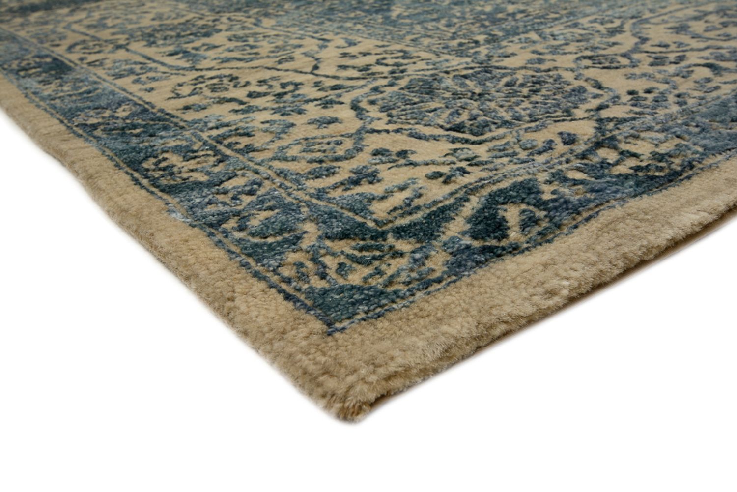 Designer tæppe - 301 x 202 cm - mørk beige
