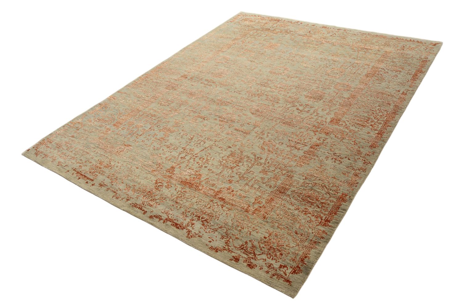Designer tæppe - 231 x 175 cm - rust