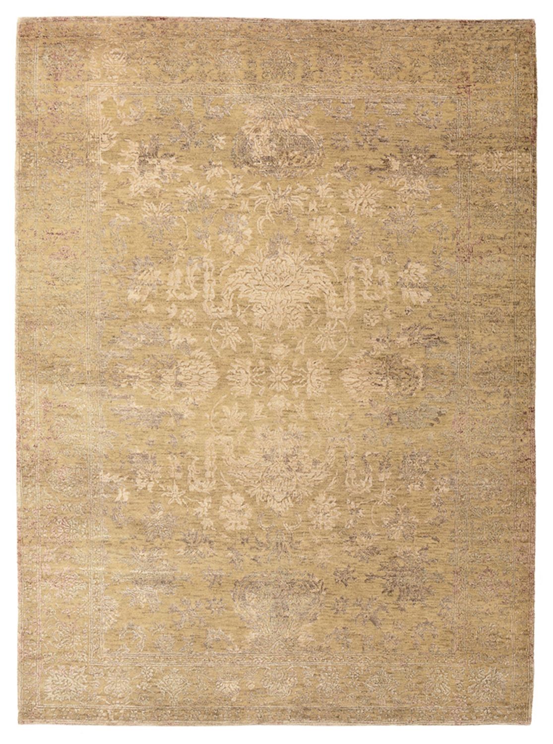 Designer tæppe - 204 x 152 cm - kamel