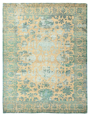 Designer tæppe - 201 x 155 cm - lys beige