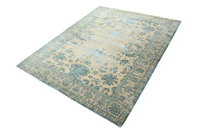 Designer tæppe - 201 x 155 cm - lys beige