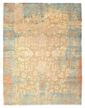 Designer tæppe - 196 x 152 cm - kamel