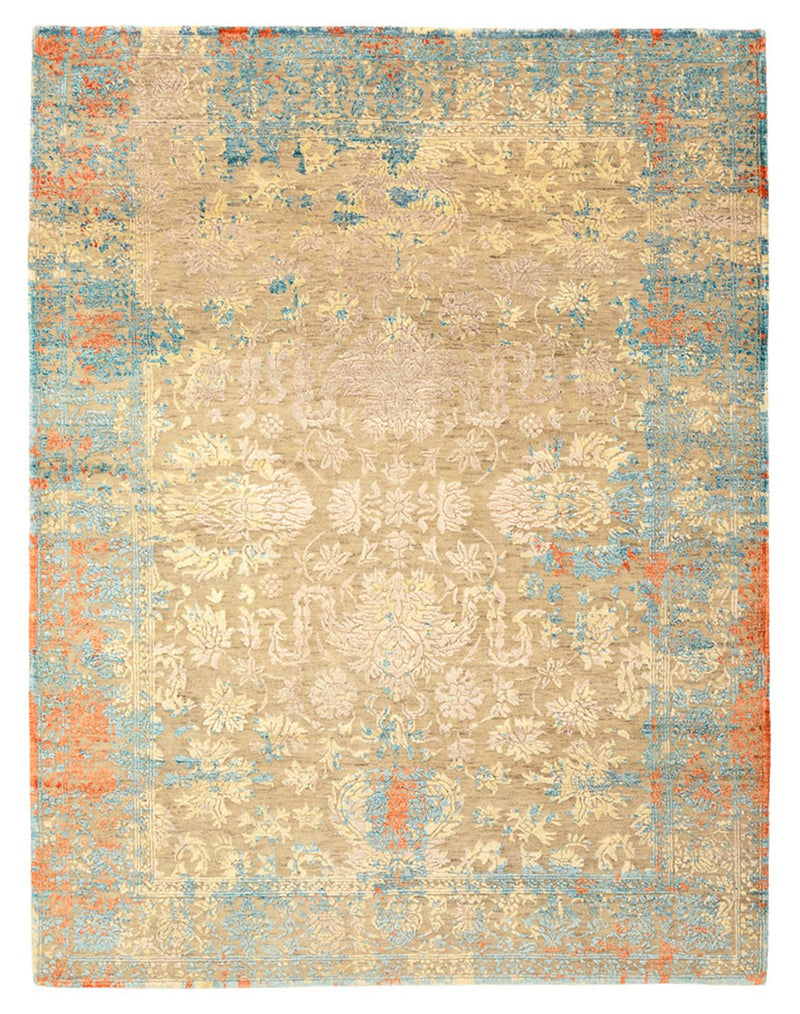 Designer tæppe - 196 x 152 cm - kamel