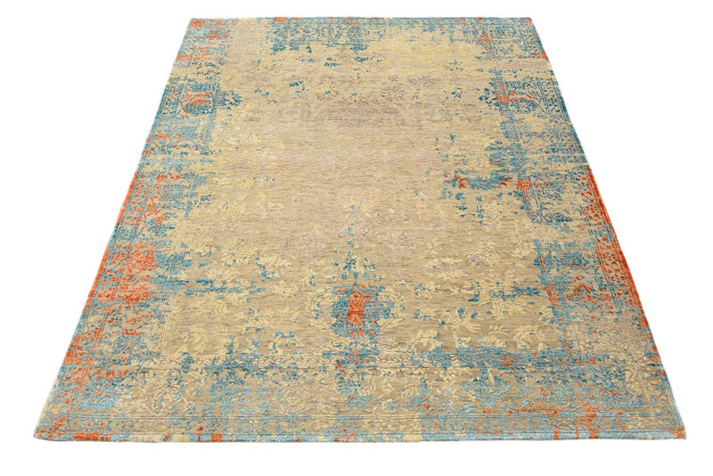 Designer tæppe - 196 x 152 cm - kamel