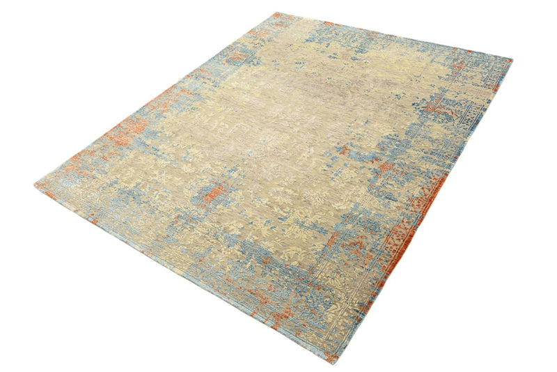 Designer tæppe - 196 x 152 cm - kamel