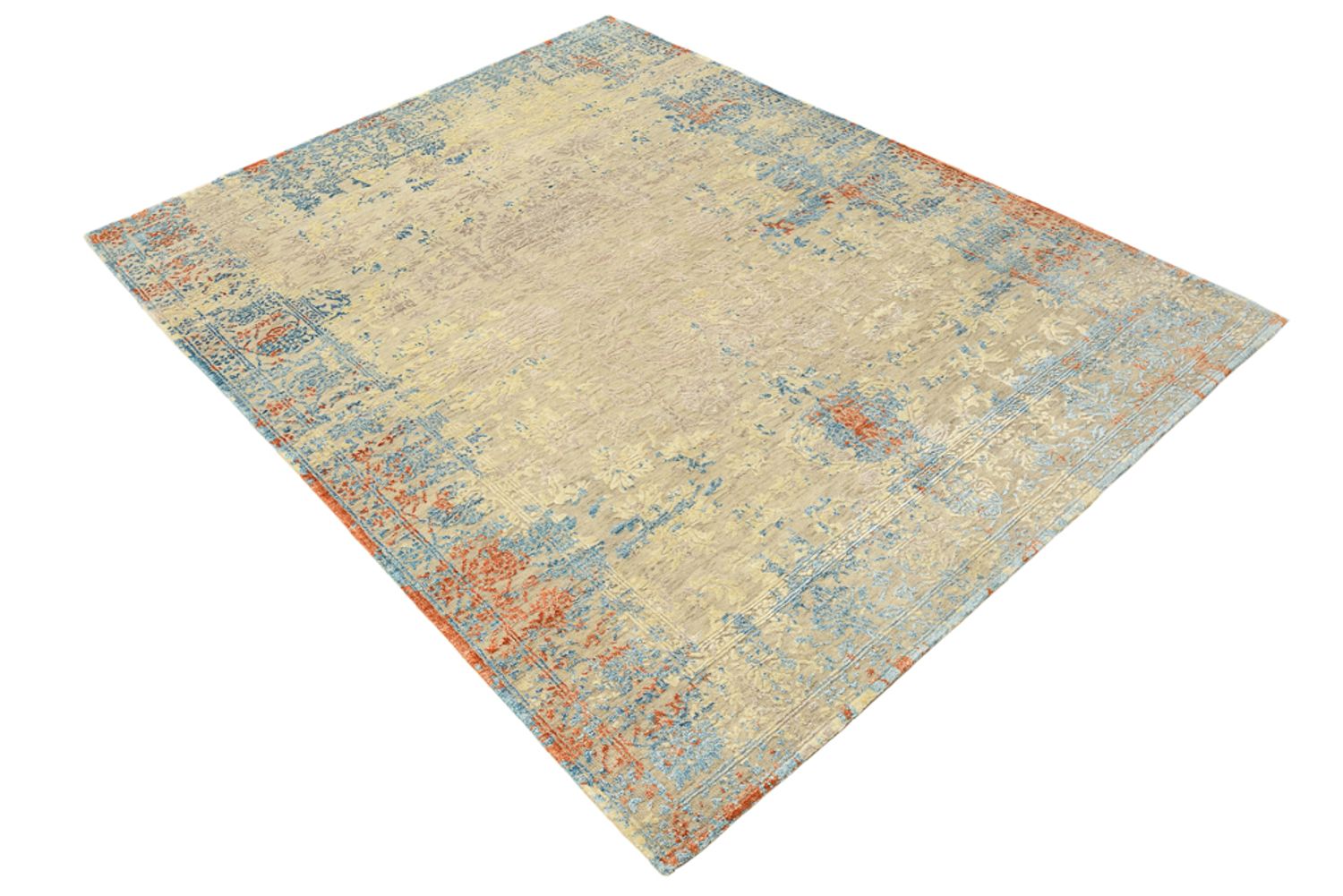 Designer tæppe - 196 x 152 cm - kamel