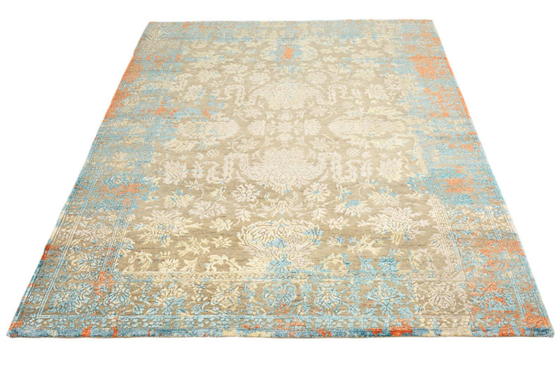 Designer tæppe - 196 x 152 cm - kamel