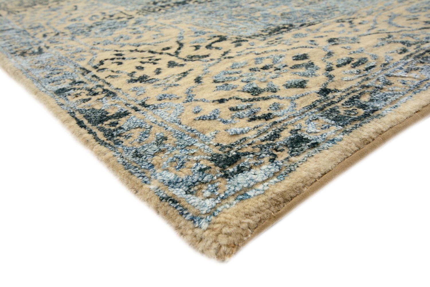 Designer tæppe - 197 x 145 cm - karamel