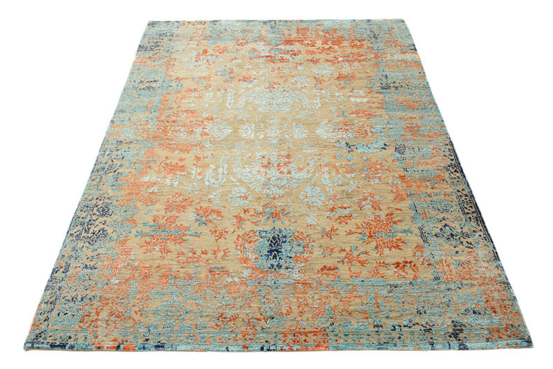 Designer tæppe - 195 x 149 cm - flerfarvet