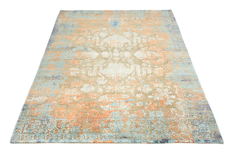 Designer tæppe - 195 x 149 cm - flerfarvet