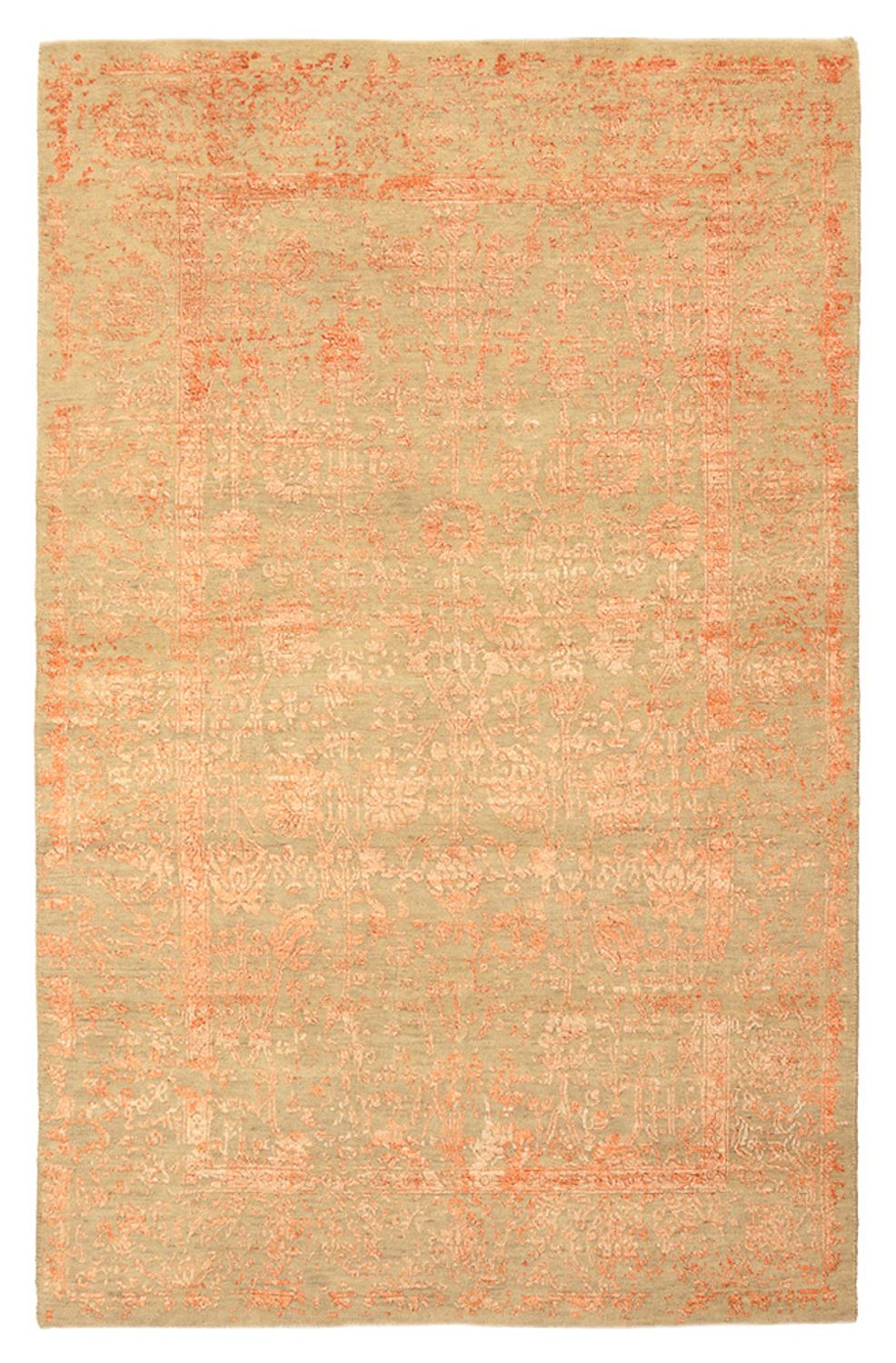 Designer tæppe - 184 x 121 cm - rust