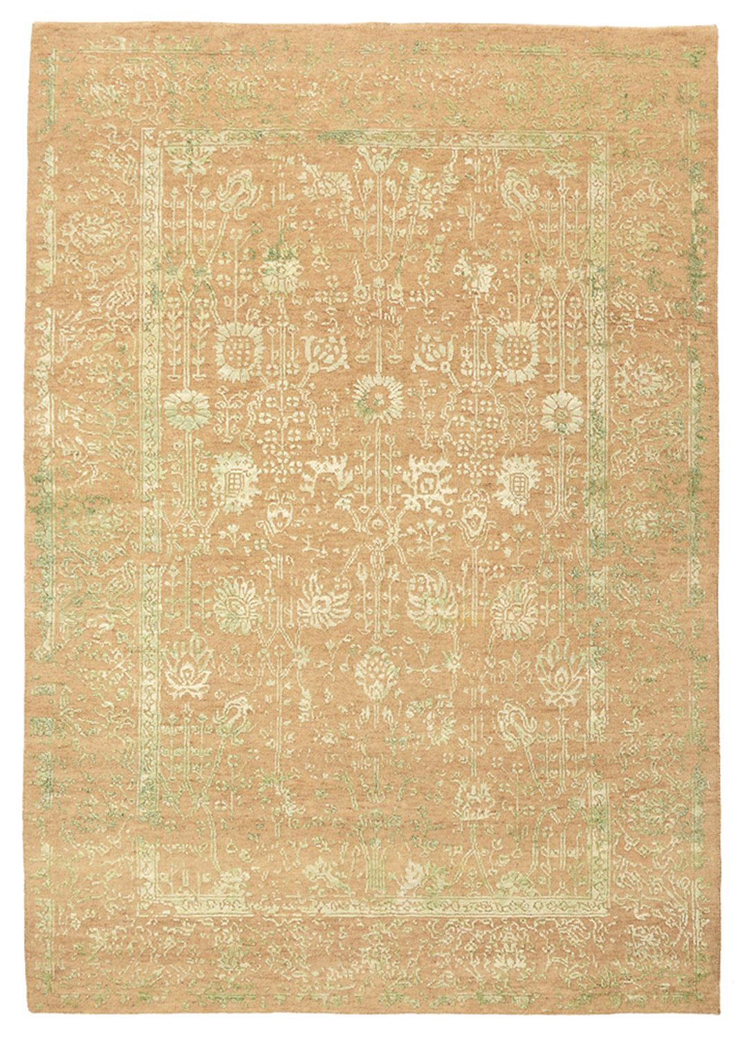 Designer tæppe - 180 x 126 cm - kamel