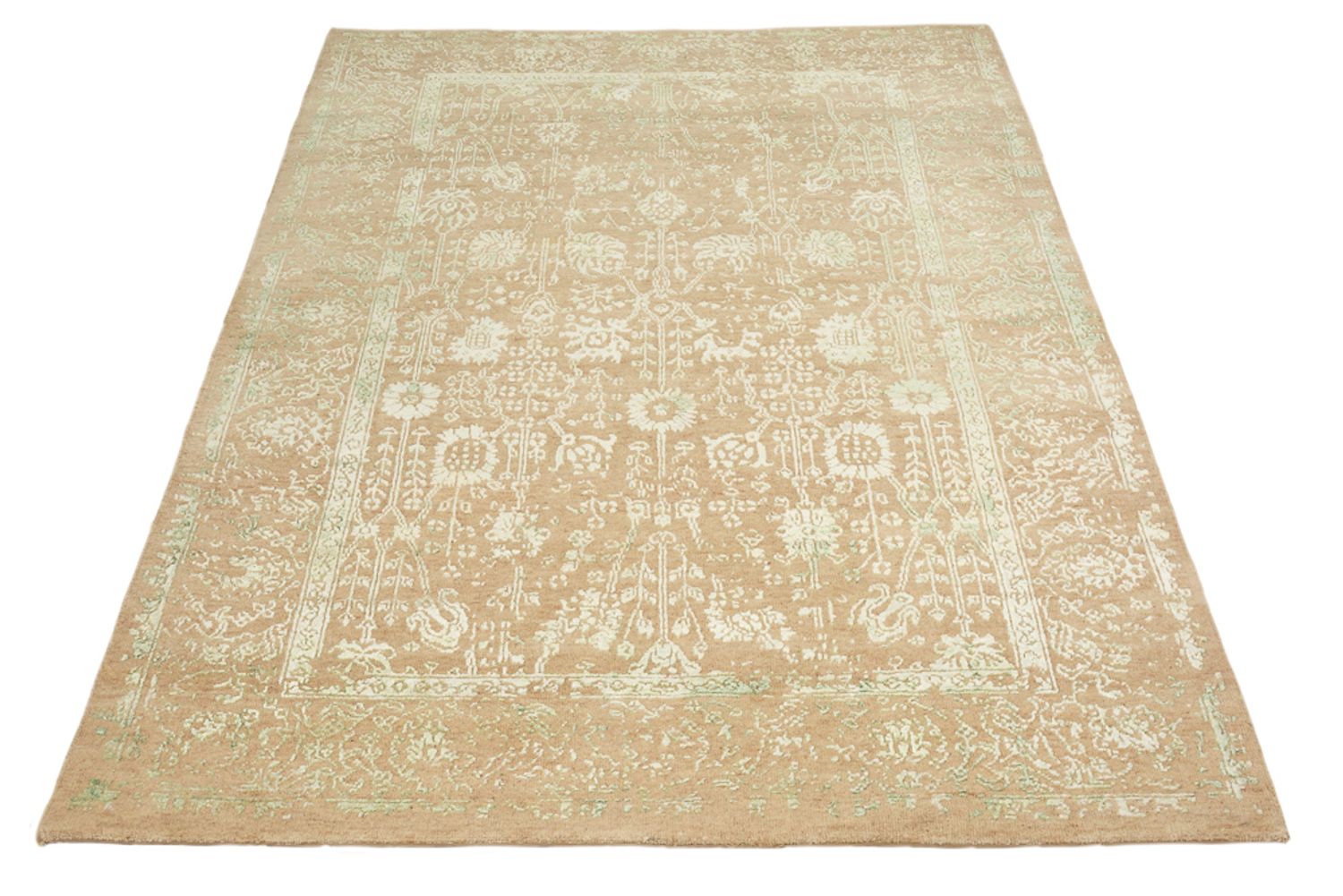 Designer tæppe - 180 x 126 cm - kamel