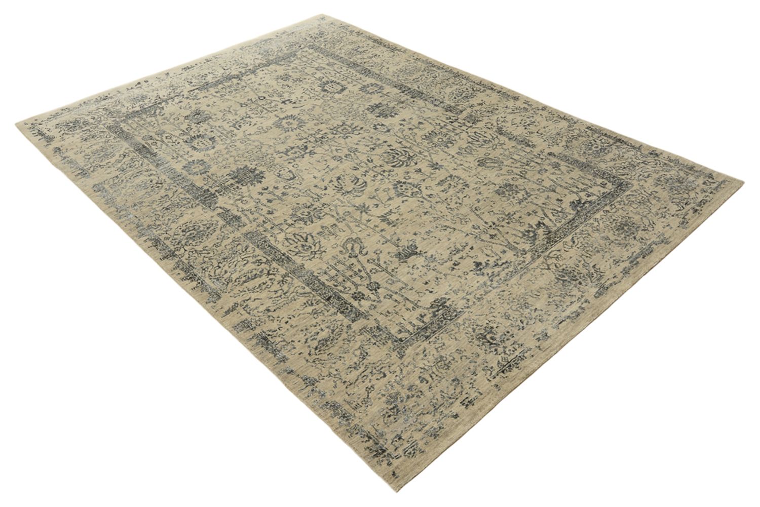 Designer tæppe - 231 x 168 cm - sand