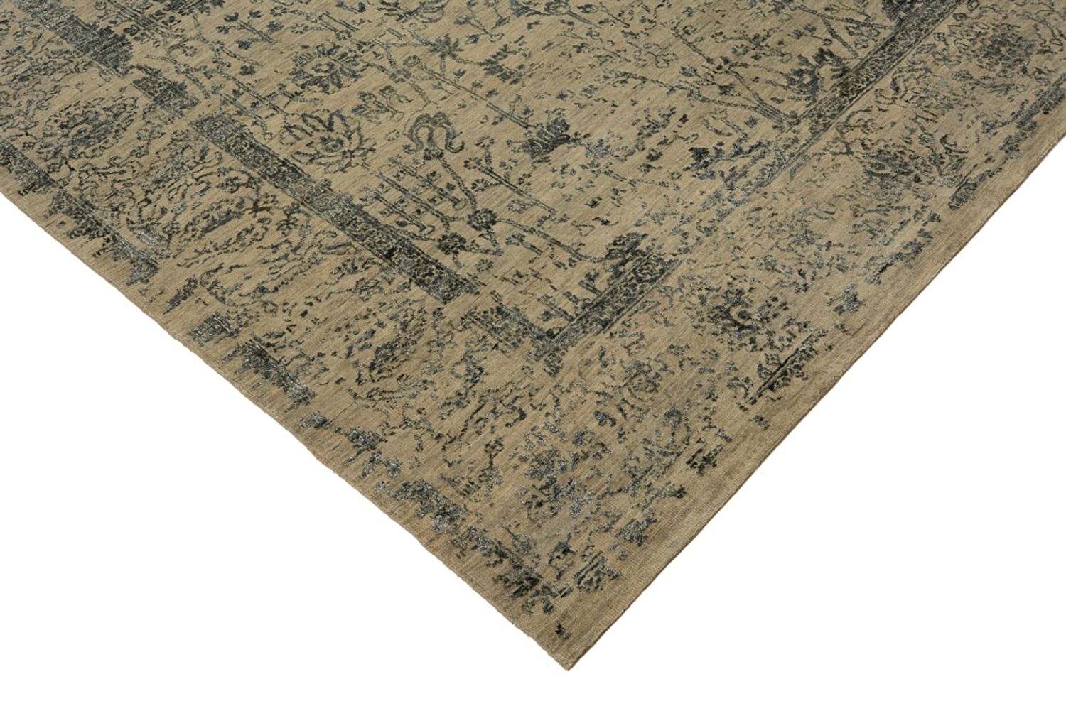 Designer tæppe - 231 x 168 cm - sand