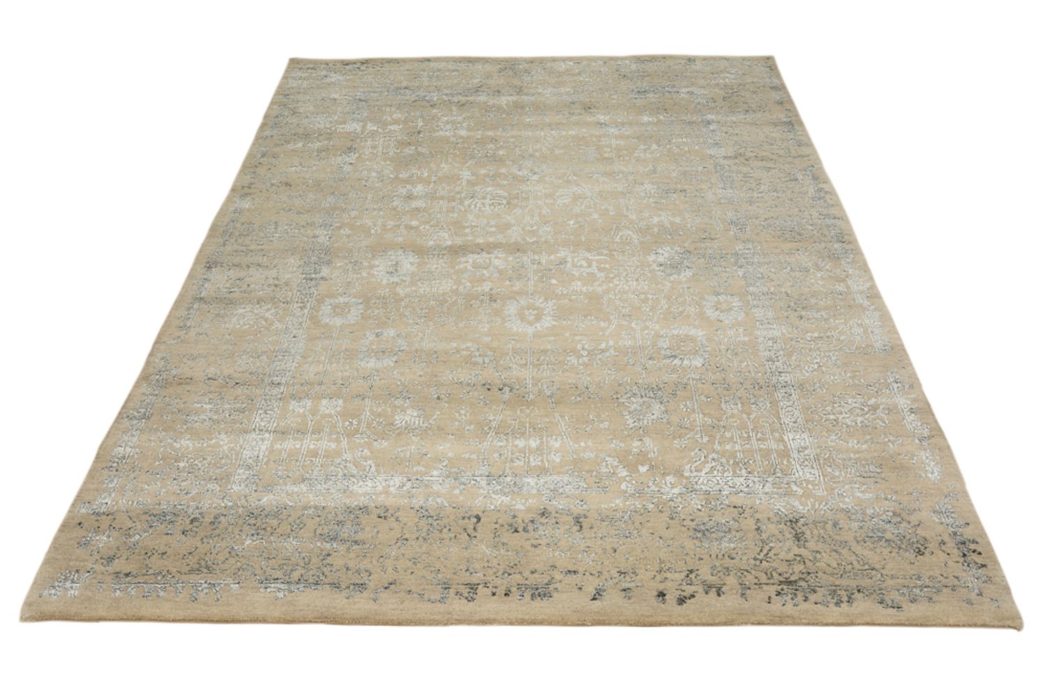 Designer tæppe - 231 x 168 cm - sand