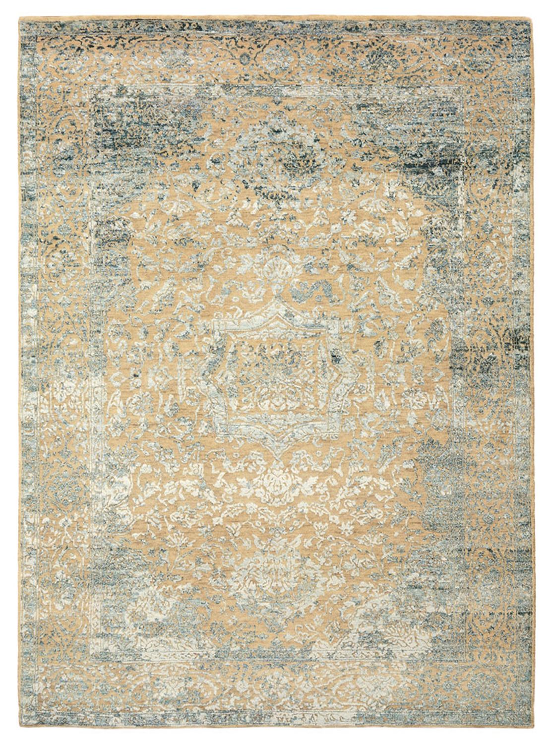 Designer tæppe - 205 x 149 cm - sand