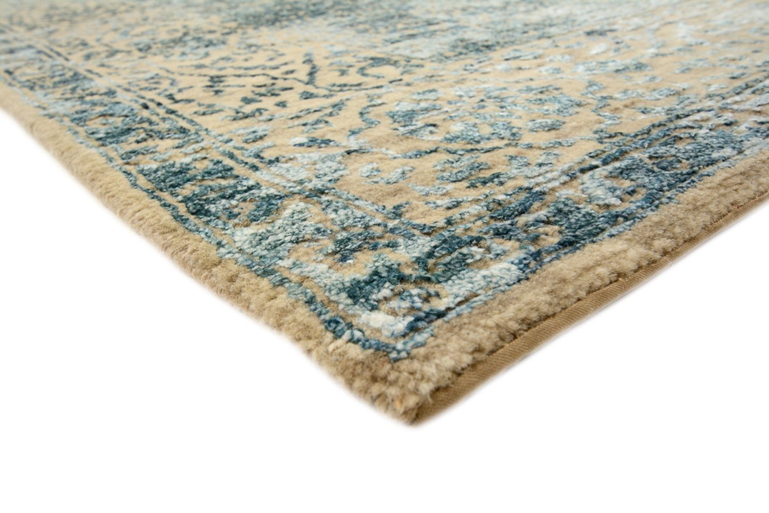 Designer tæppe - 205 x 149 cm - sand