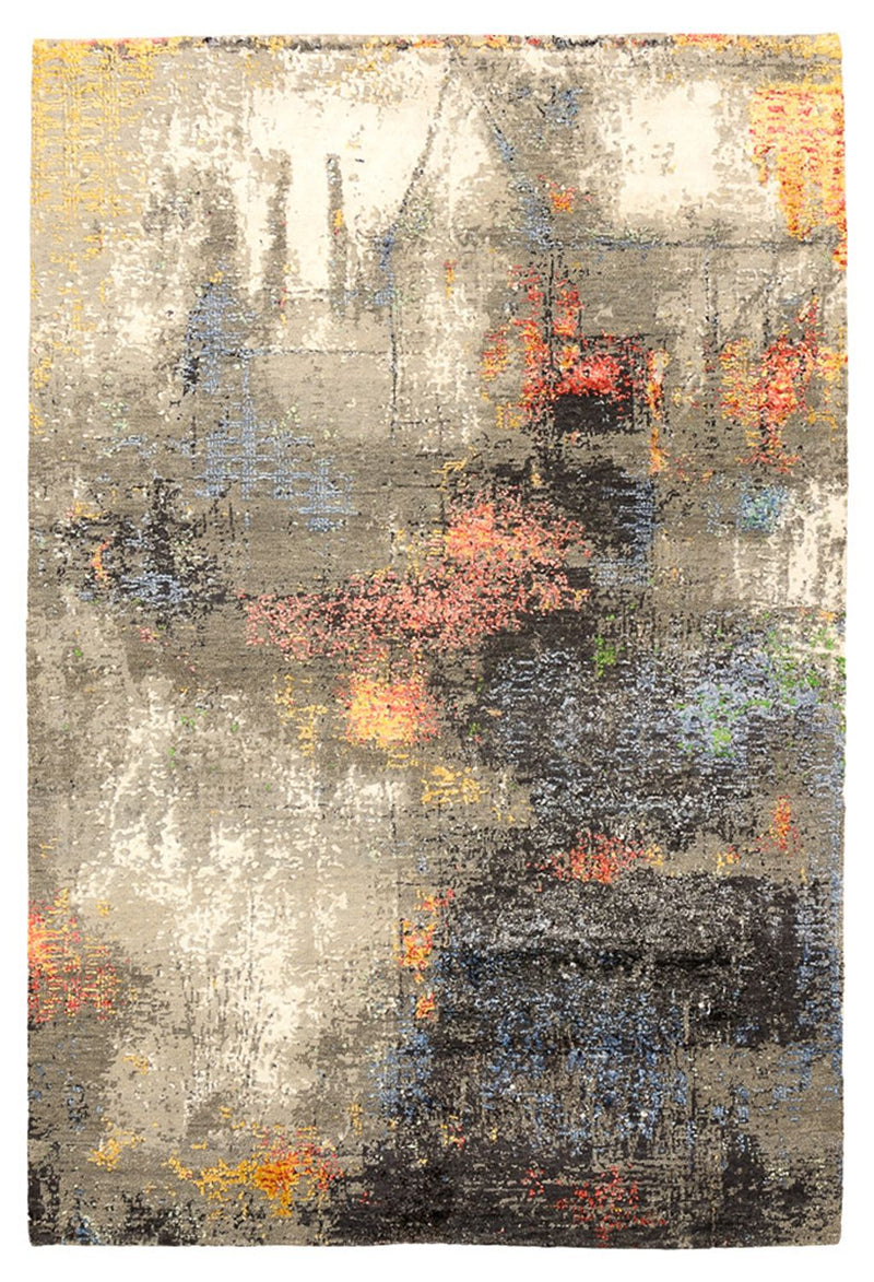 Designer tæppe - 183 x 122 cm - flerfarvet