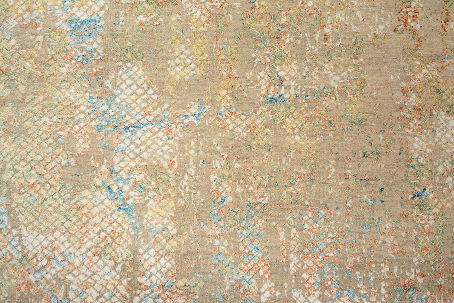 Designer tæppe - 203 x 146 cm - kamel