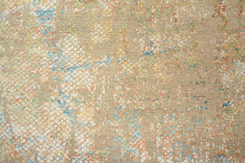 Designer tæppe - 203 x 146 cm - kamel