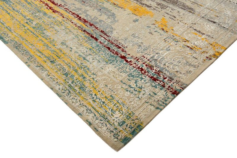 Designer tæppe - 349 x 252 cm - flerfarvet