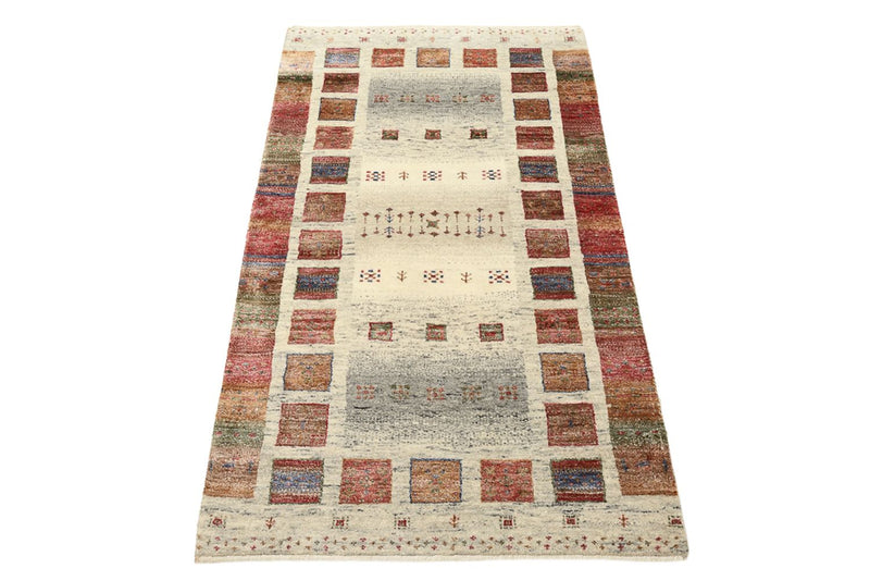 Gabbeh-tæppe - Loribaft Indus - 142 x 76 cm - flerfarvet