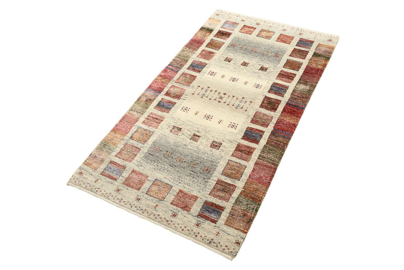 Gabbeh-tæppe - Loribaft Indus - 142 x 76 cm - flerfarvet