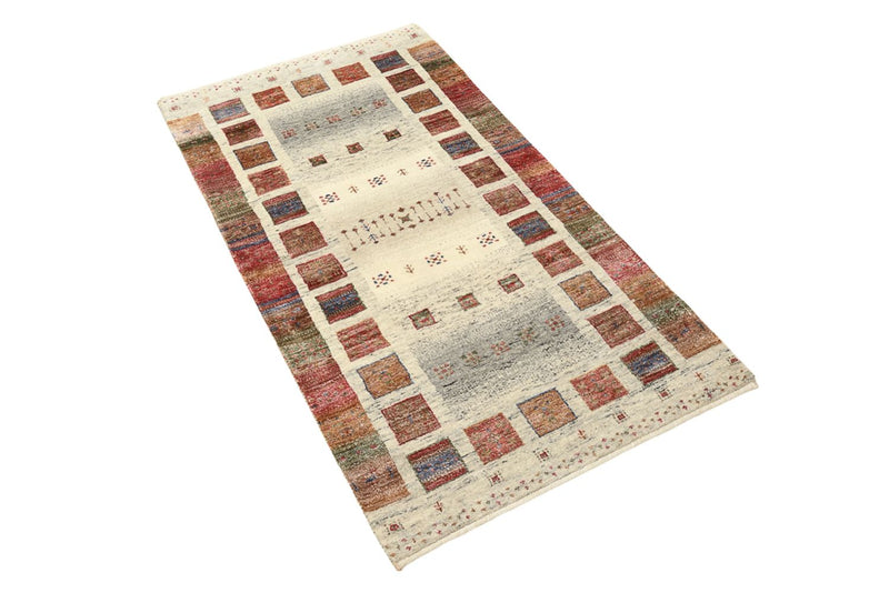 Gabbeh-tæppe - Loribaft Indus - 142 x 76 cm - flerfarvet
