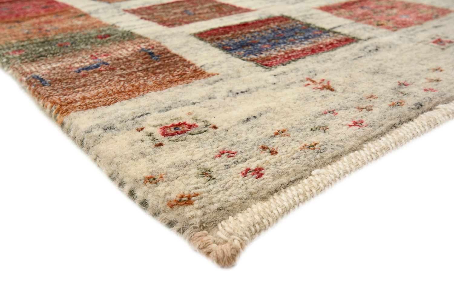 Gabbeh-tæppe - Loribaft Indus - 142 x 76 cm - flerfarvet