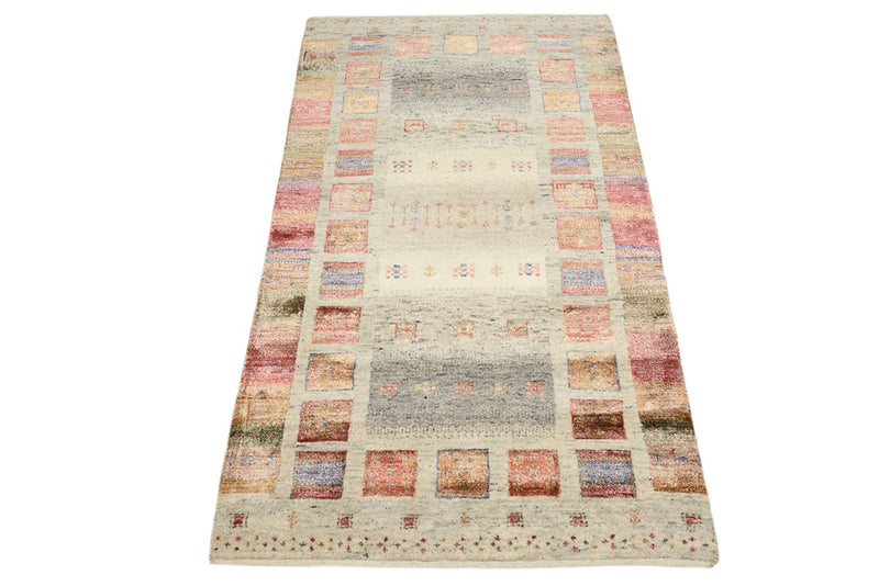 Gabbeh-tæppe - Loribaft Indus - 142 x 76 cm - flerfarvet