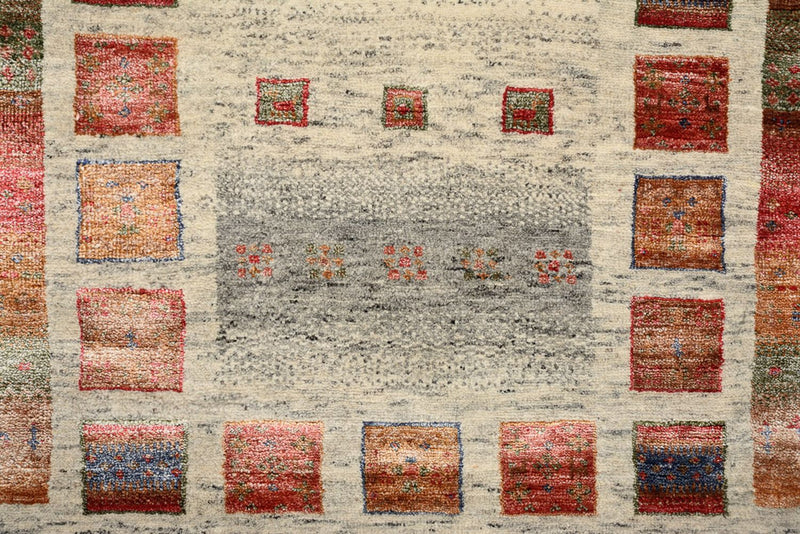 Gabbeh-tæppe - Loribaft Indus - 141 x 76 cm - flerfarvet