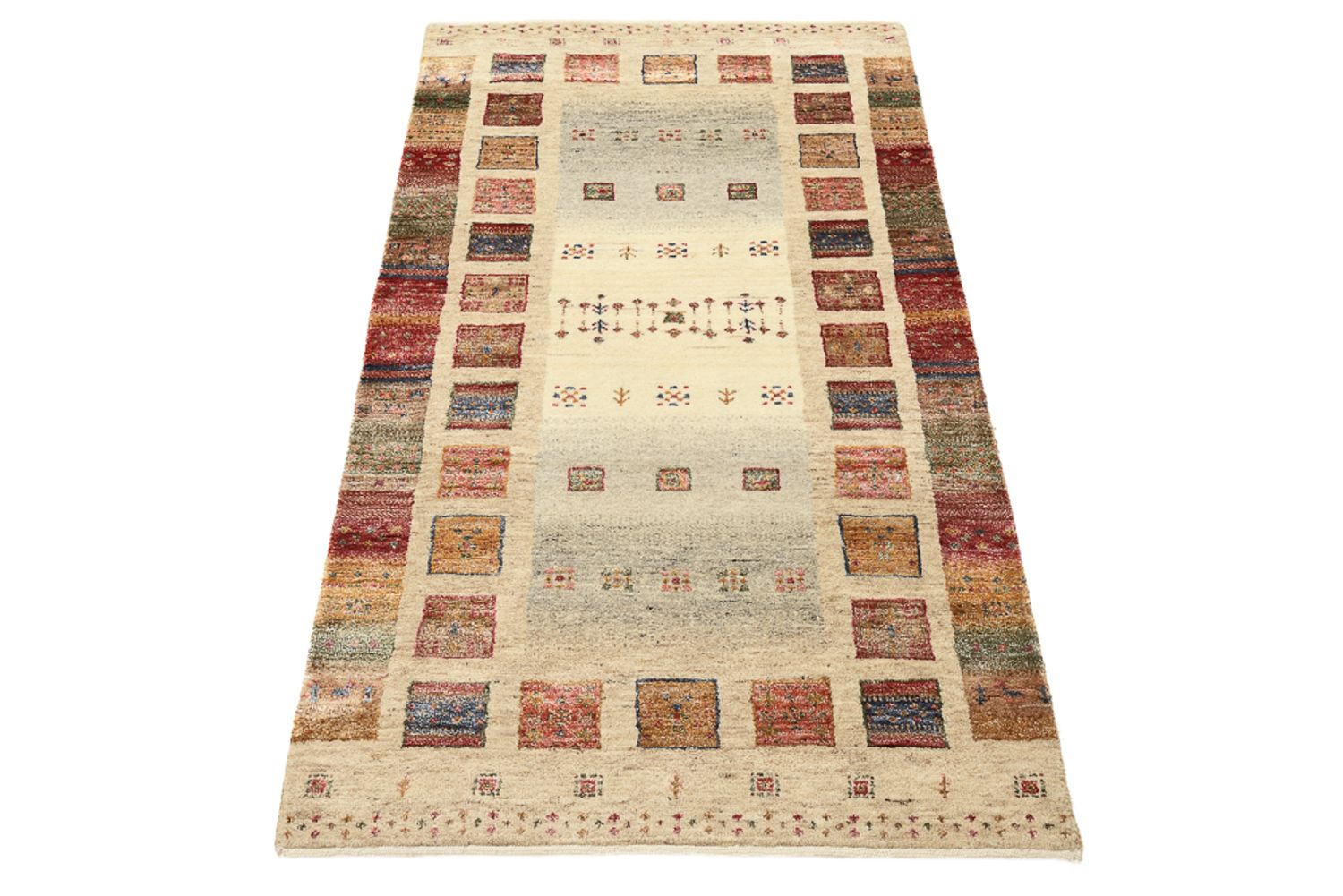 Gabbeh-tæppe - Loribaft Indus - 145 x 77 cm - flerfarvet