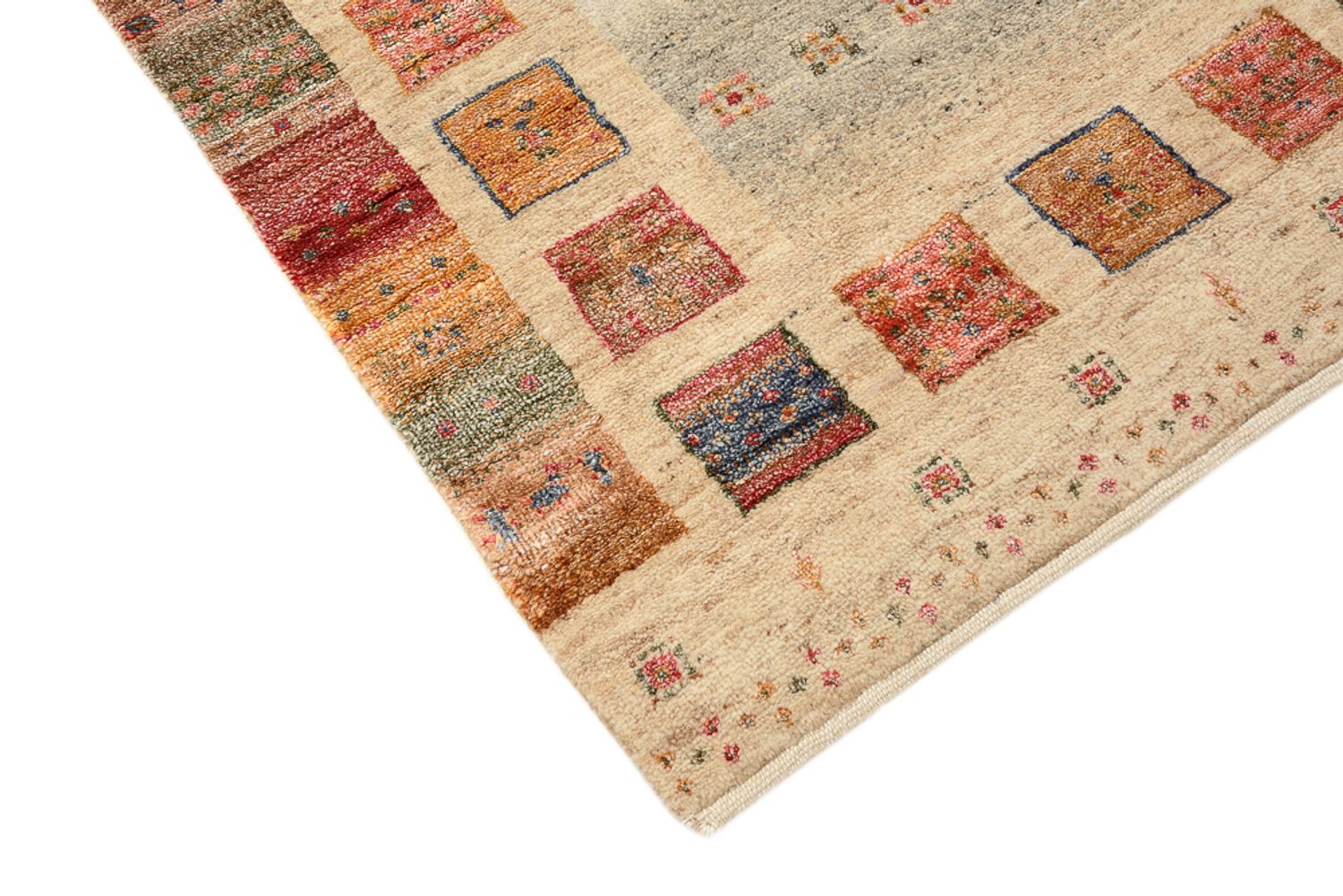 Gabbeh-tæppe - Loribaft Indus - 145 x 77 cm - flerfarvet