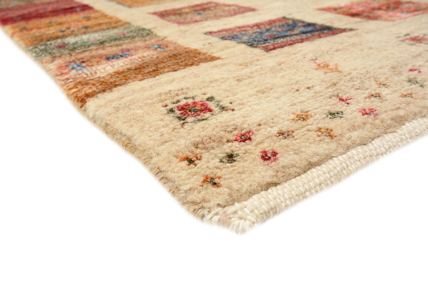 Gabbeh-tæppe - Loribaft Indus - 145 x 77 cm - flerfarvet