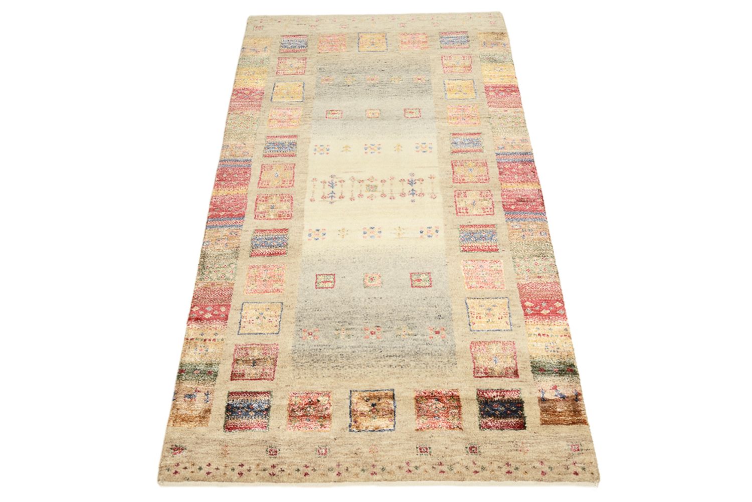 Gabbeh-tæppe - Loribaft Indus - 145 x 77 cm - flerfarvet
