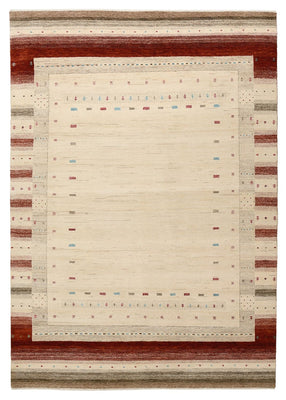 Gabbeh-tæppe - Loribaft Indus - 239 x 169 cm - lys beige
