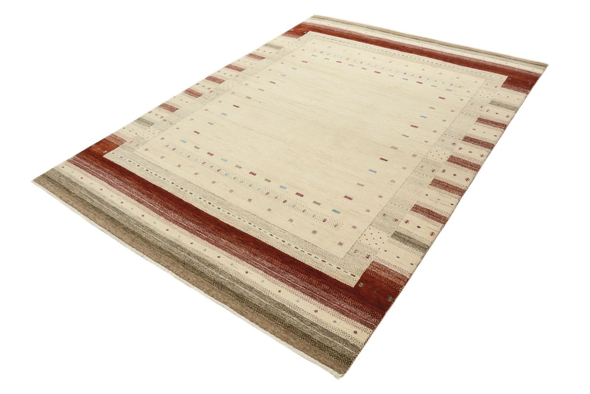 Gabbeh-tæppe - Loribaft Indus - 239 x 169 cm - lys beige