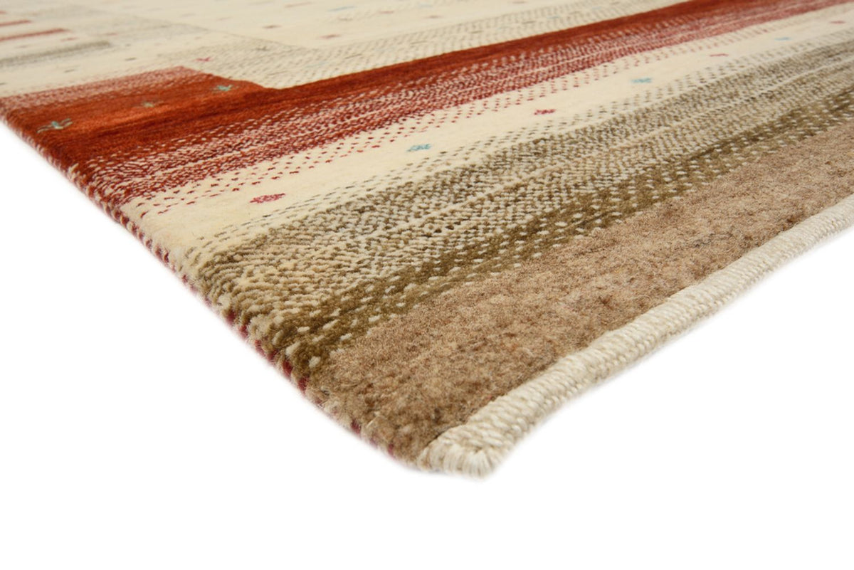 Gabbeh-tæppe - Loribaft Indus - 239 x 169 cm - lys beige