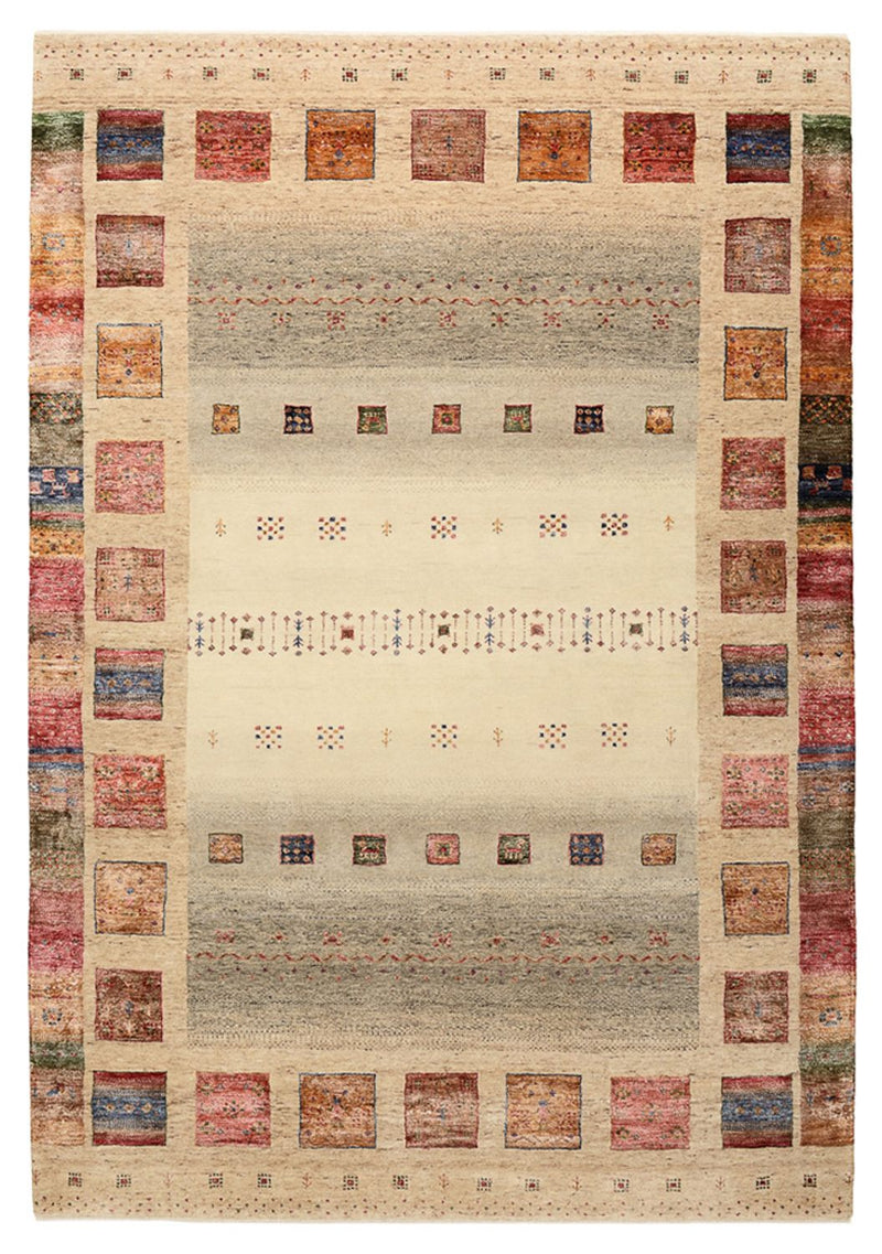 Gabbeh-tæppe - Loribaft Indus - 244 x 172 cm - flerfarvet