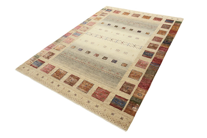 Gabbeh-tæppe - Loribaft Indus - 244 x 172 cm - flerfarvet
