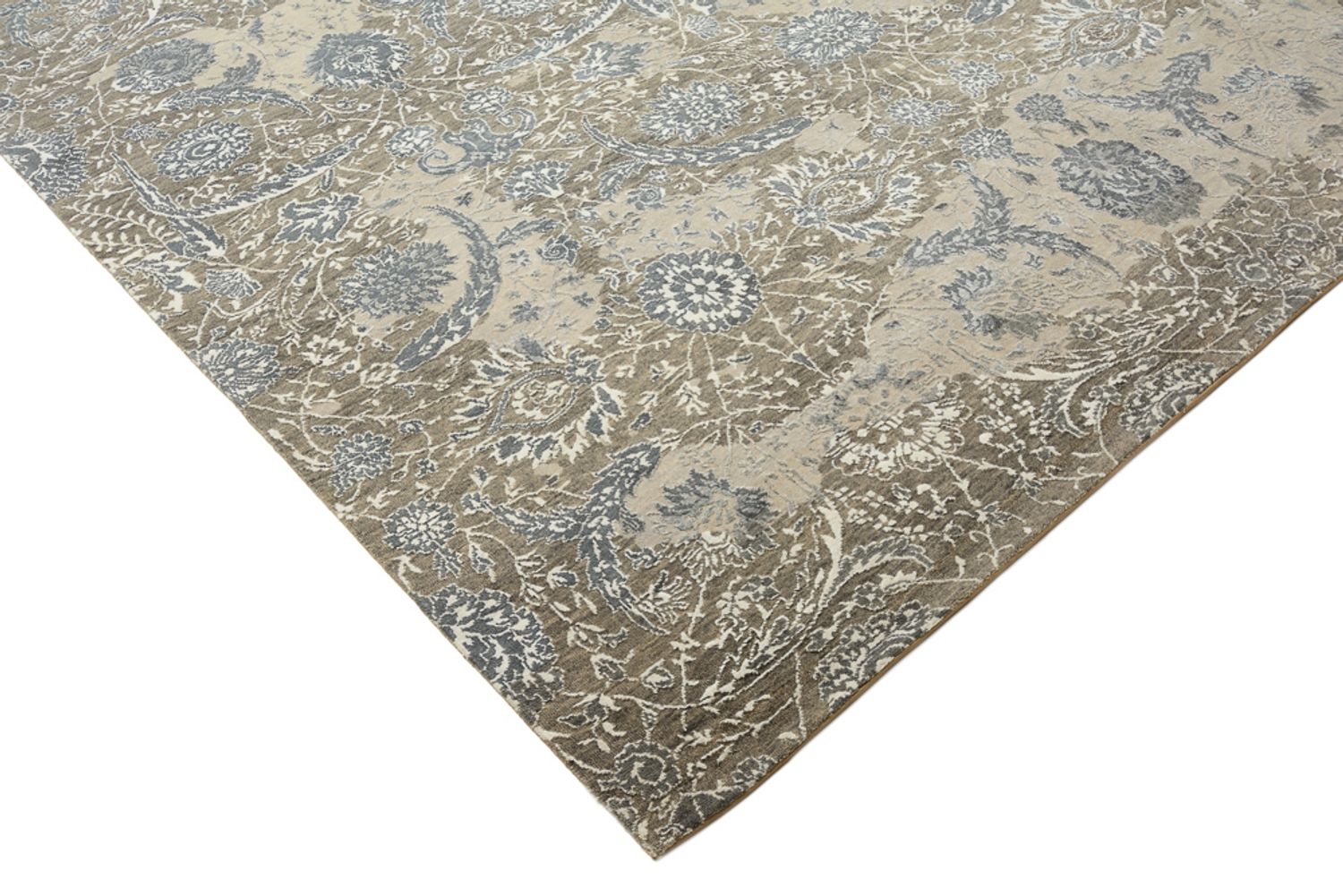 Designer tæppe - 353 x 253 cm - mørk beige