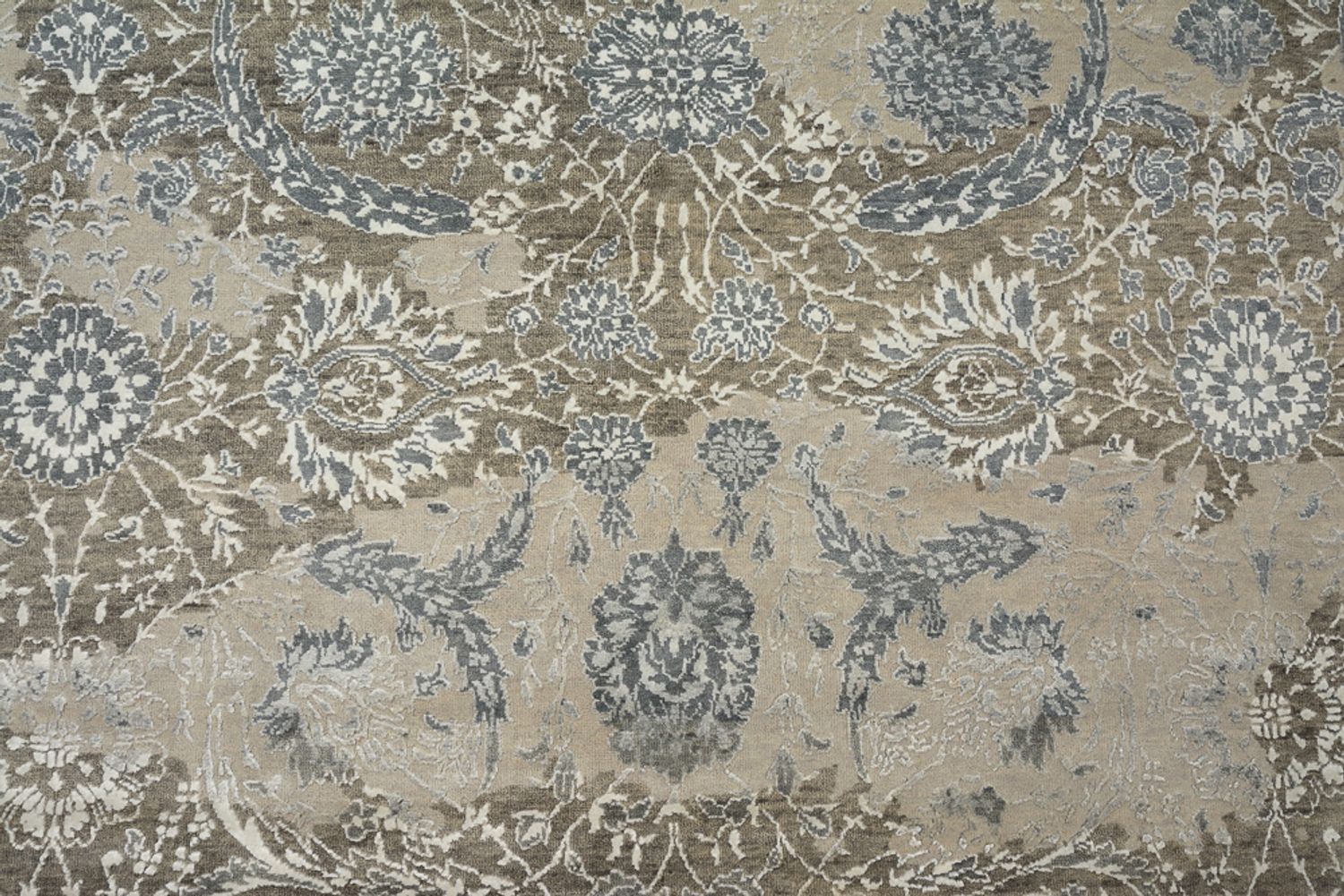 Designer tæppe - 353 x 253 cm - mørk beige